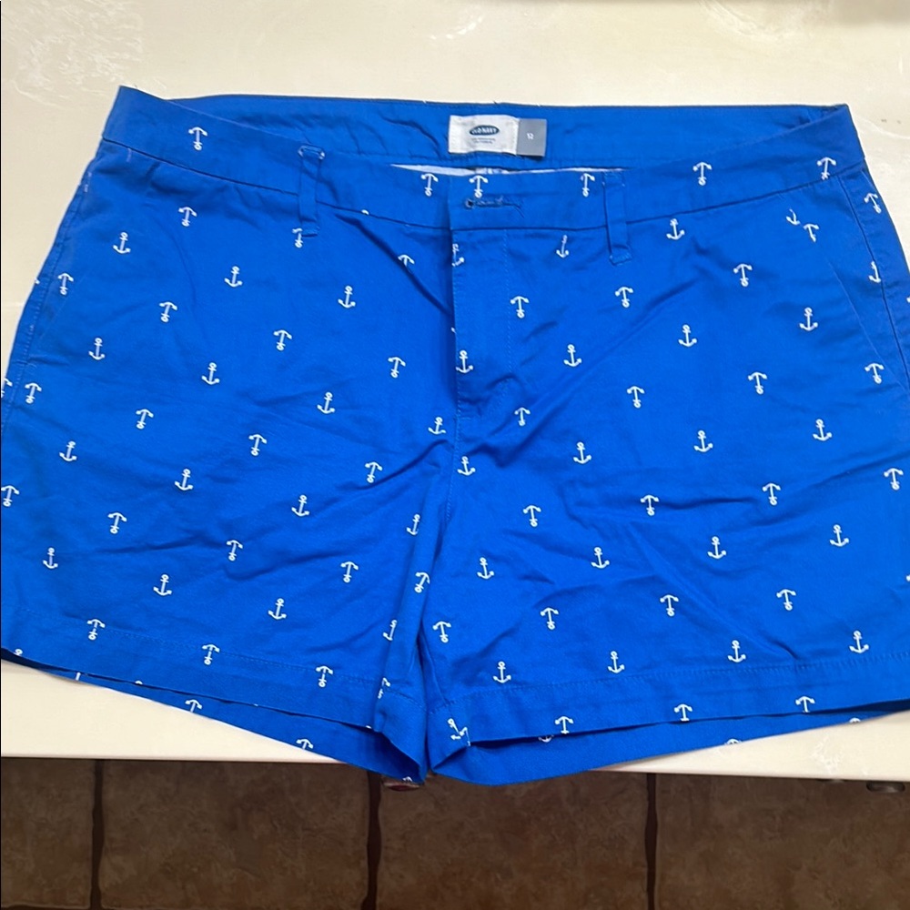 Old Navy Nautical Blue Shorts